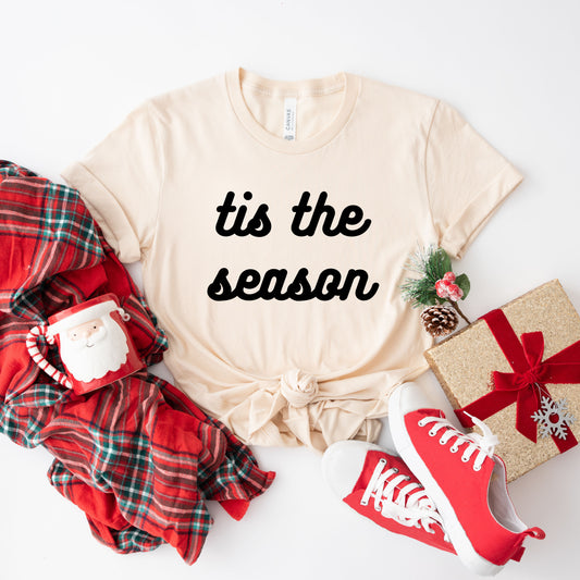 Tis the Season Bold Cursive | DTF Transfer