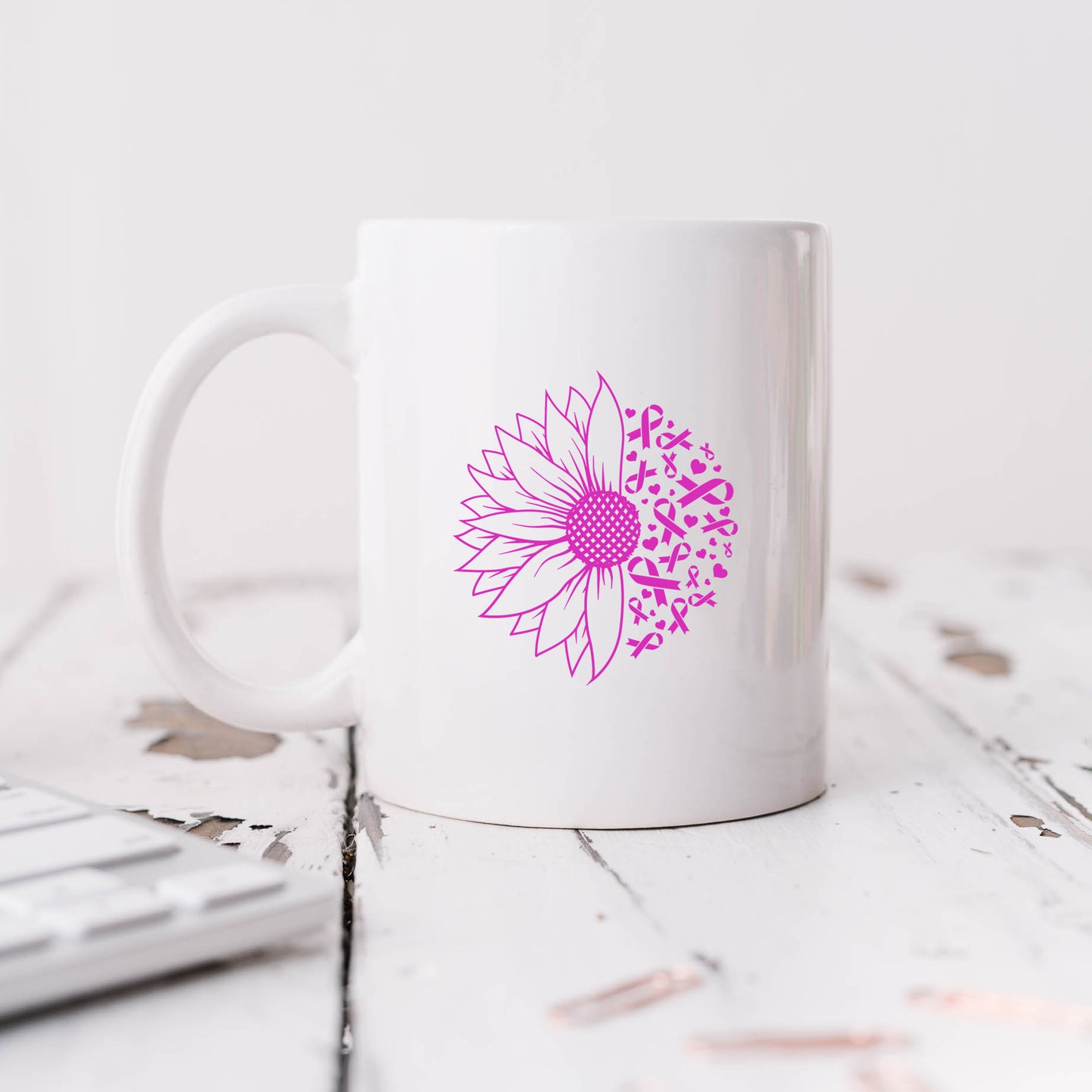 Sunflower Breast Cancer | Mug