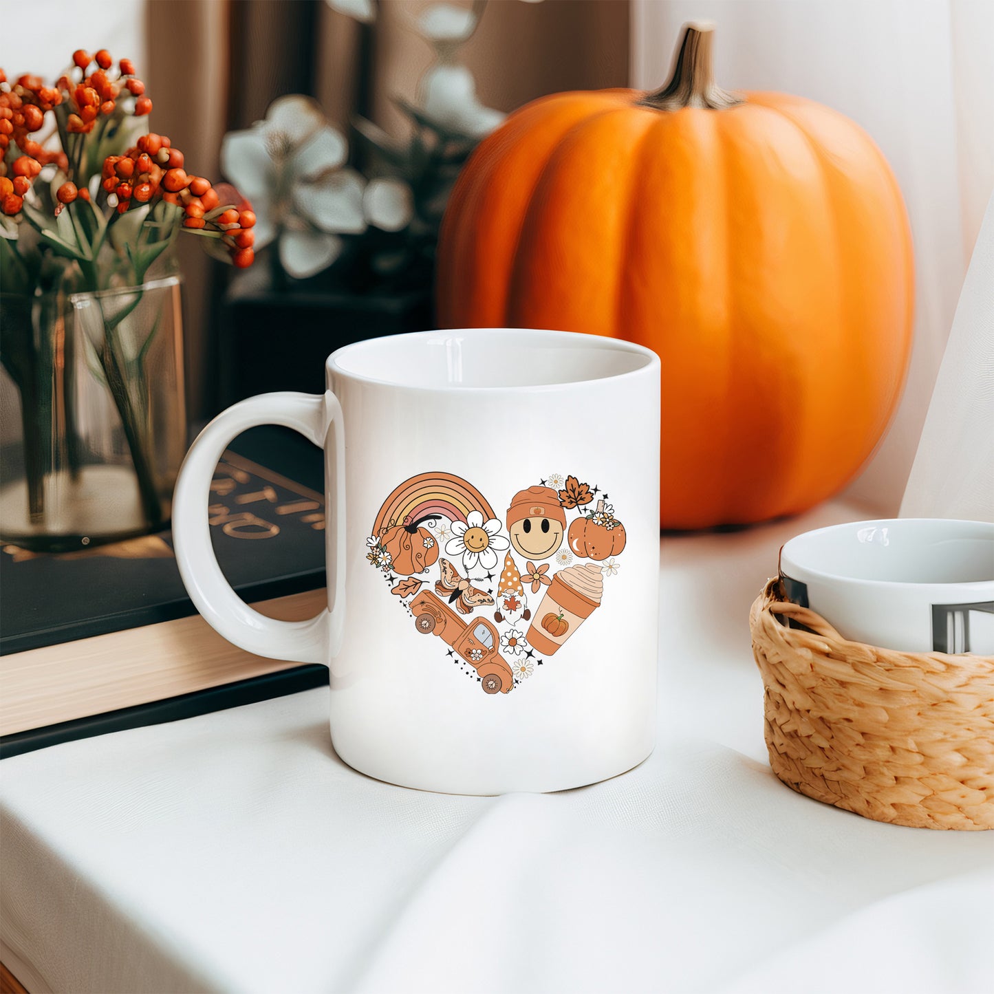 Fall Collage Heart | Mug