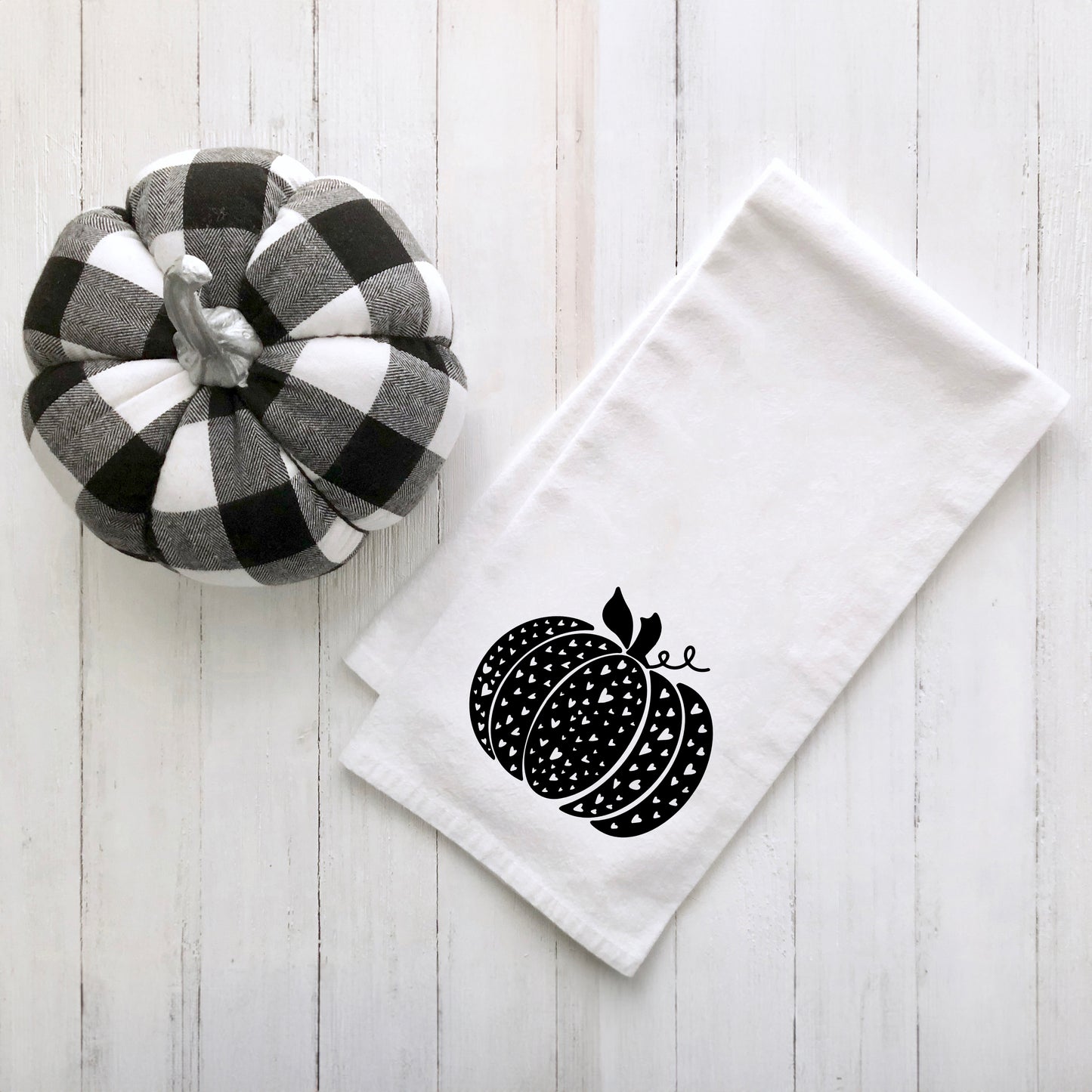 Heart Pumpkin | Tea Towel