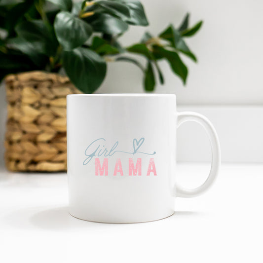 Girl Mama Heart Colorful | Mug