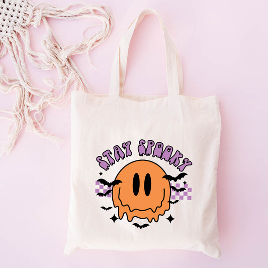 Stay Spooky Smiley Bats | Tote Bag