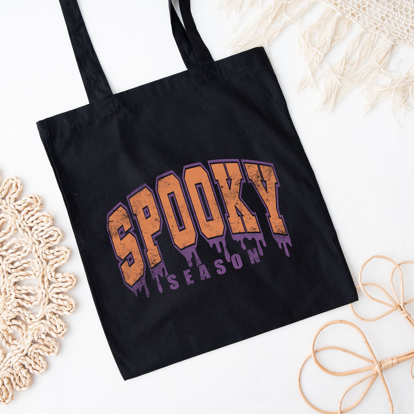 Spooky Season Varsity Drip | Tote Bag