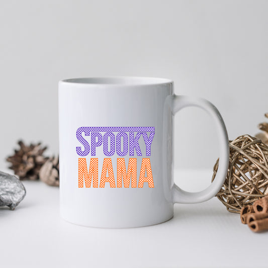 Spooky Mama Checkered | Mug