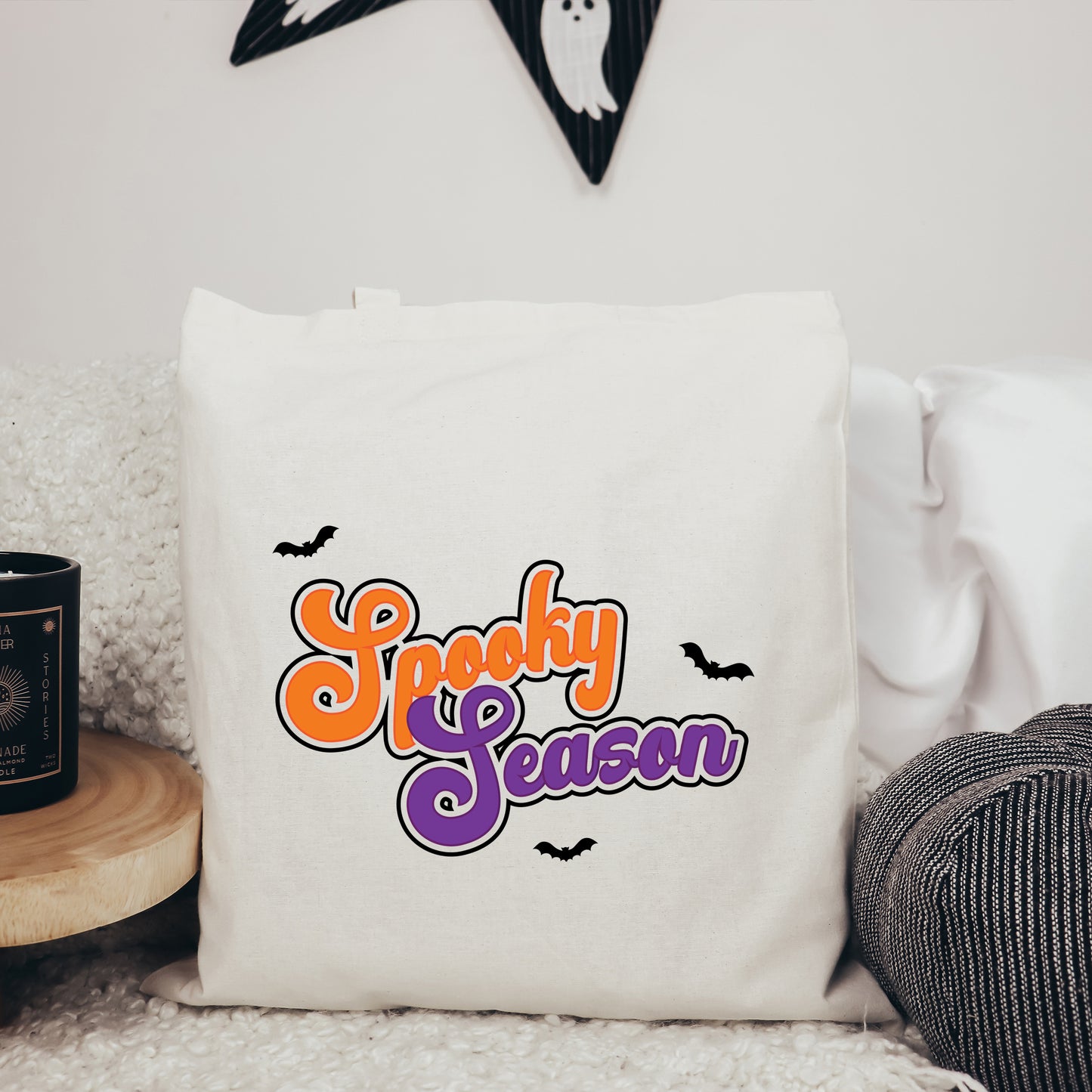 Spooky Season Cursive | Tote Bag