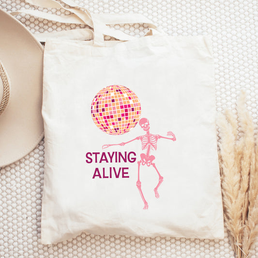 Staying Alive Disco Ball | Tote Bag