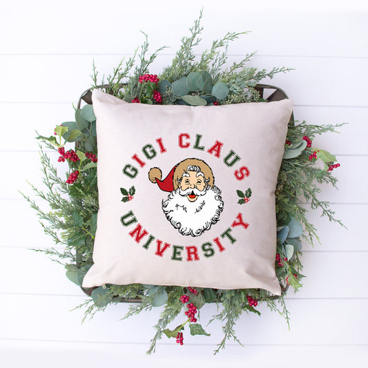Gigi Claus University | Pillow Cover