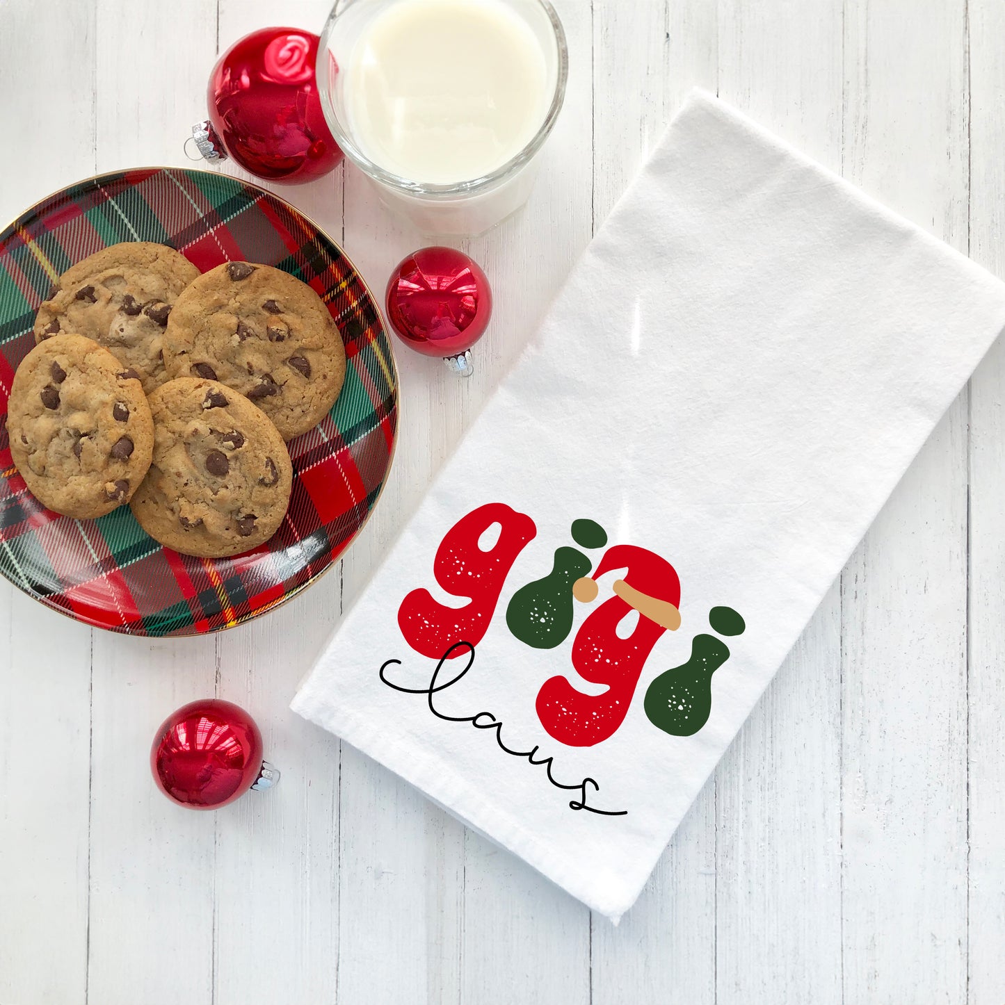 Gigi Claus Hat | Tea Towel