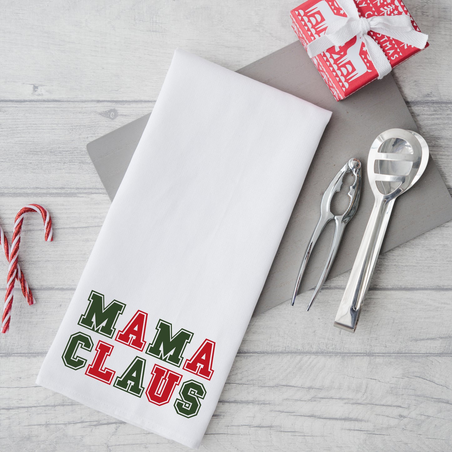 Mama Claus Colorful | Tea Towel