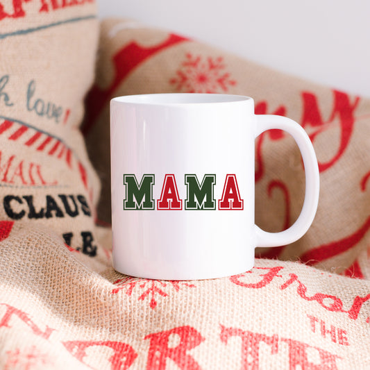 Mama Green And Red Bold | Mug