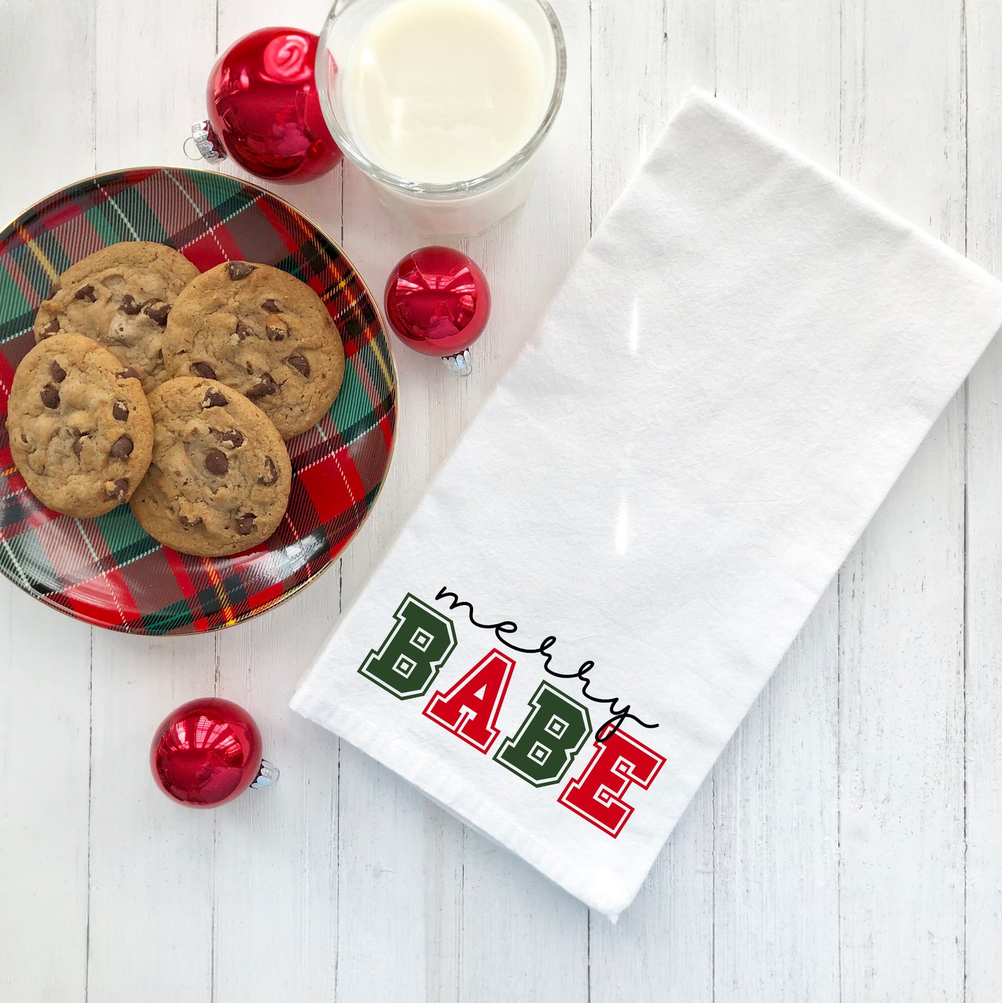 Merry Babe Bold | Tea Towel