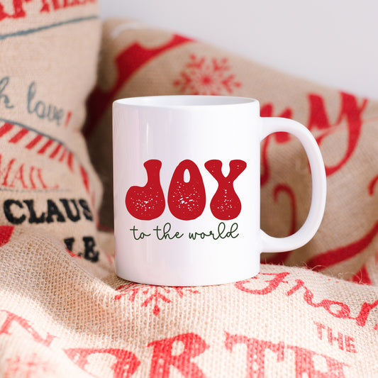 Joy To The World Cursive | Mug