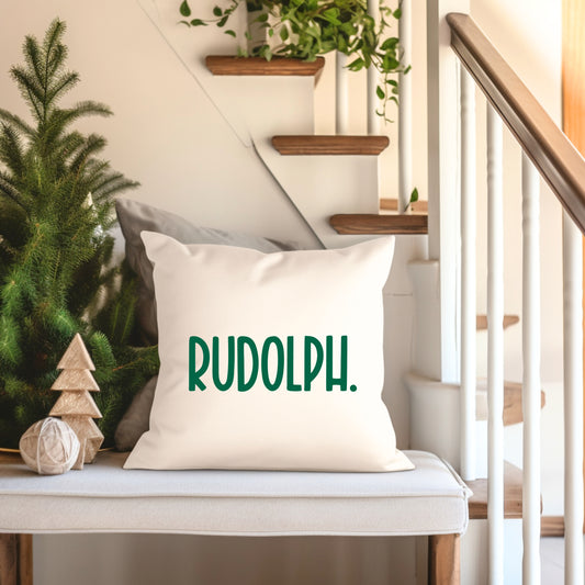Rudolph Bold | Pillow Cover