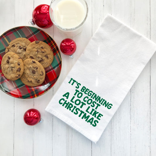 Cost Like Christmas | Tea Towel