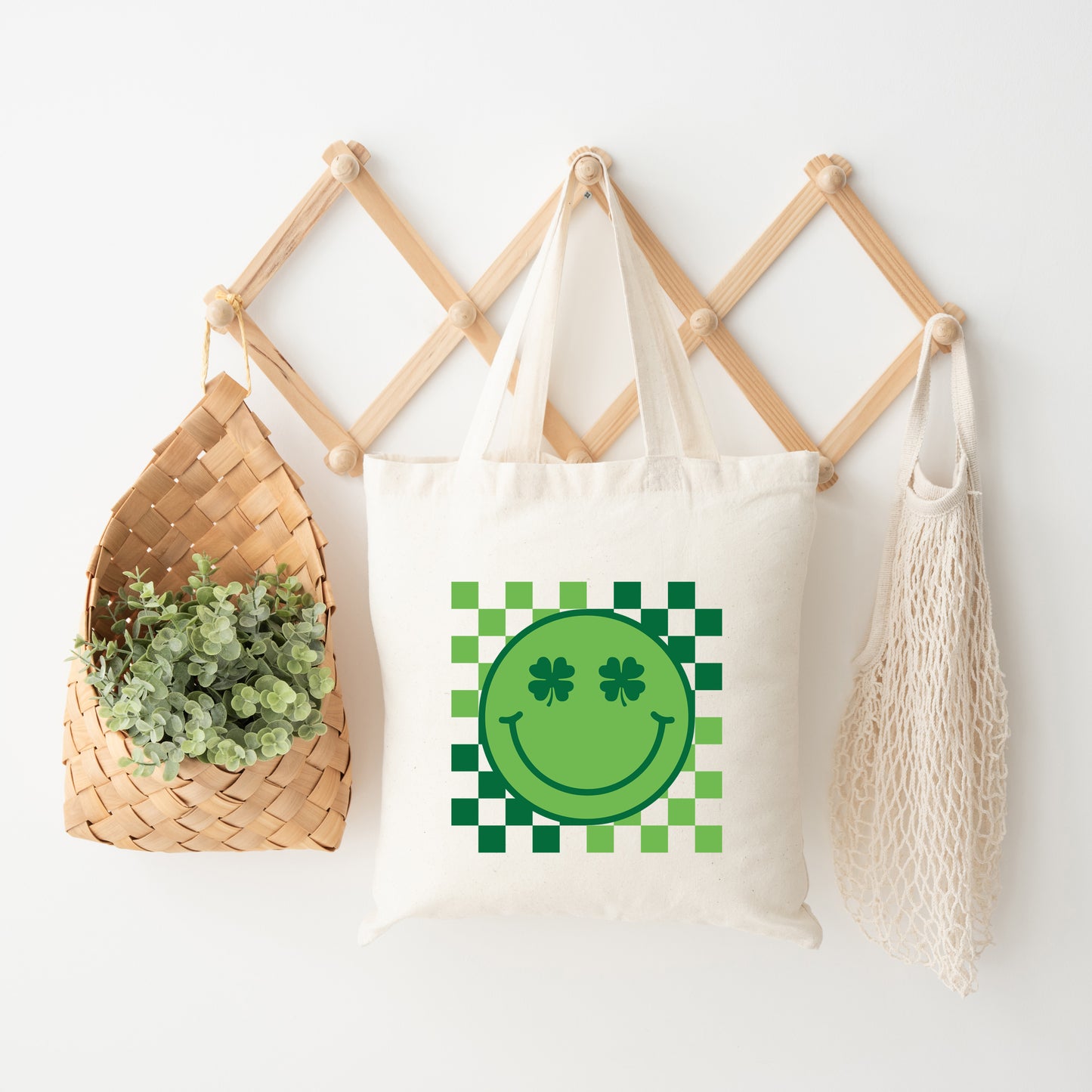 Clover Eyes Smiley | Tote Bag