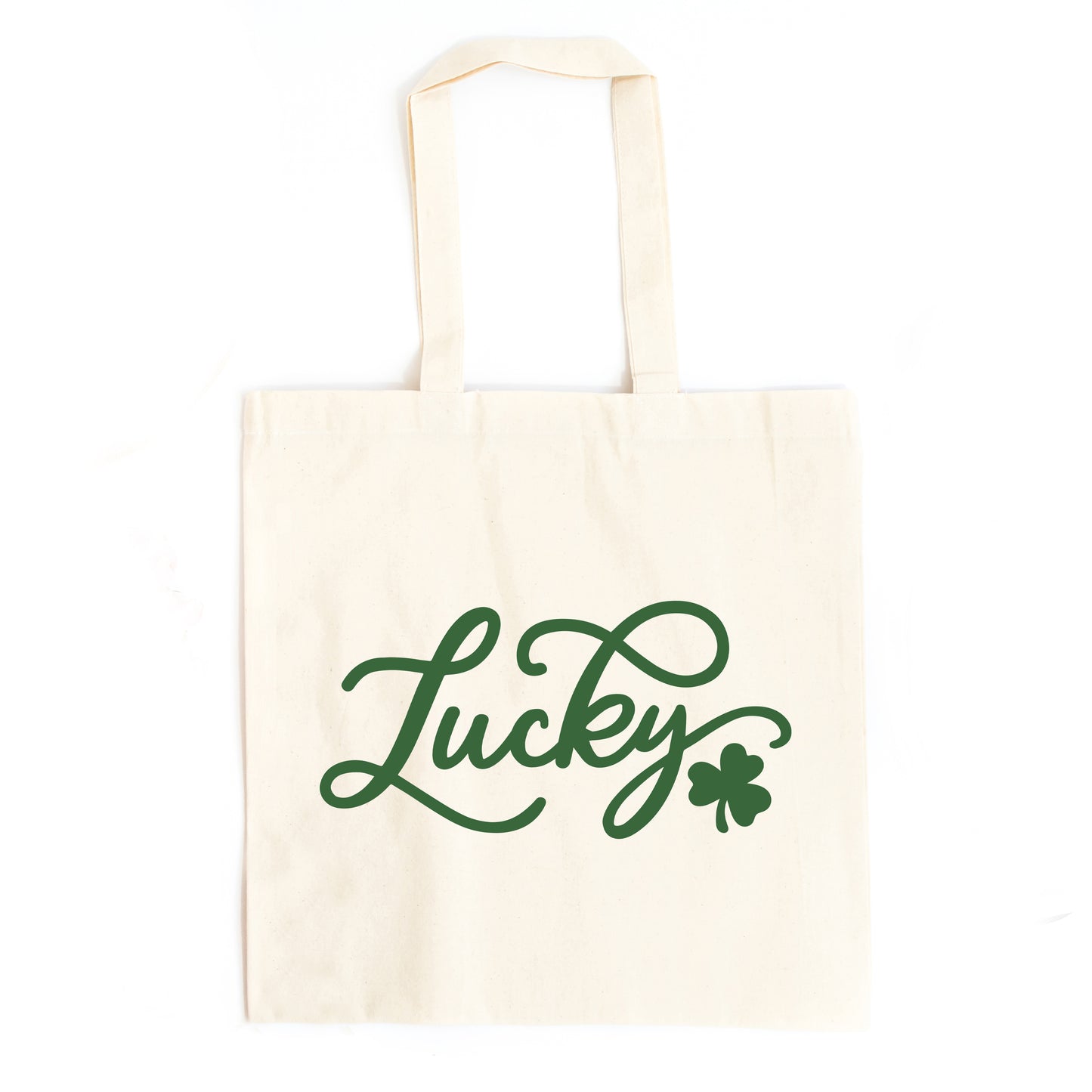 Cursive Lucky Clover | Tote Bag