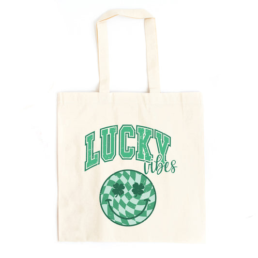 Lucky Vibes Smiley | Tote Bag