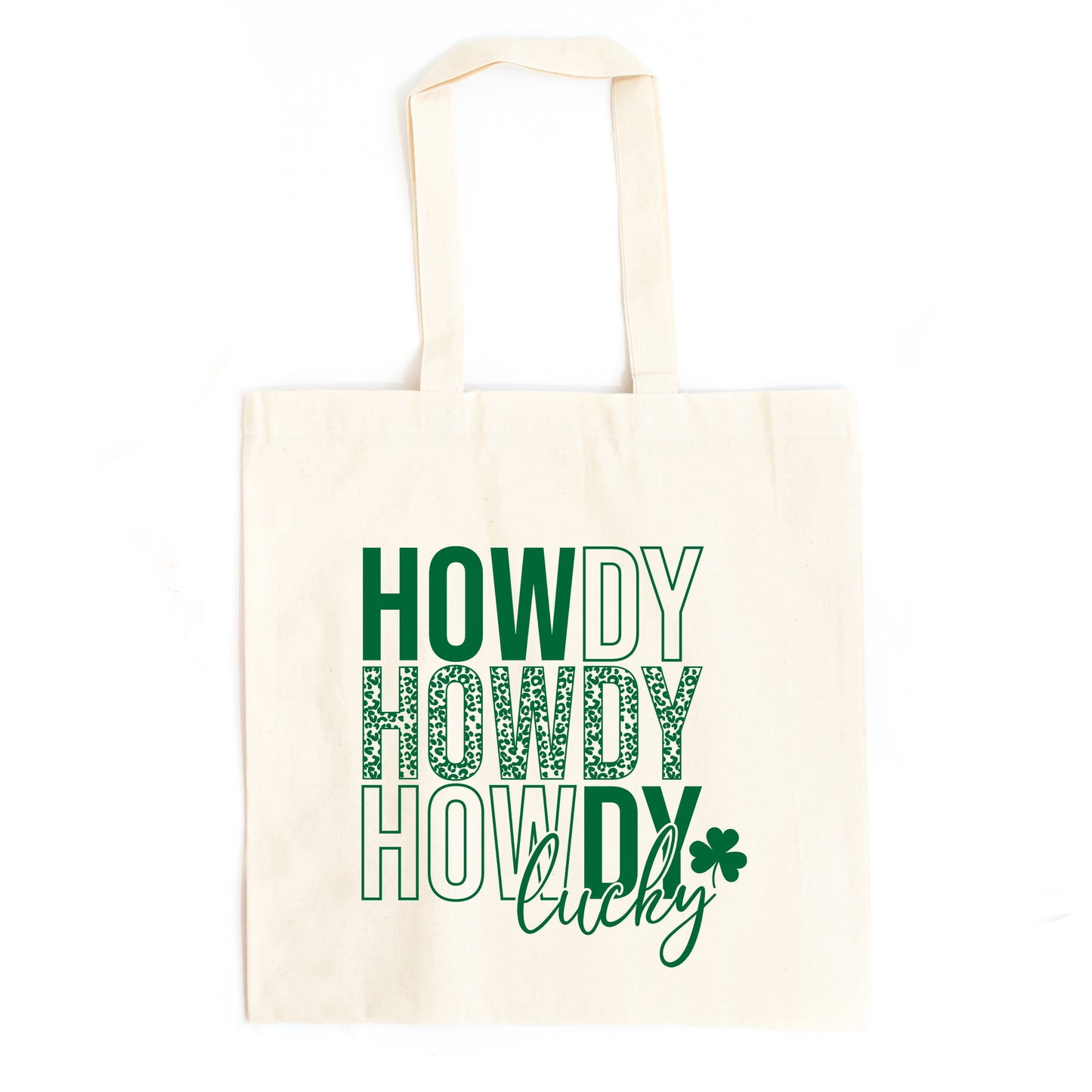 Leopard Howdy Lucky | Tote Bag