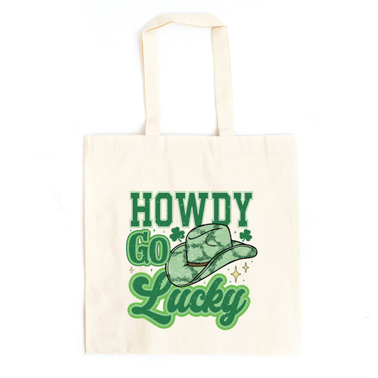 Howdy Go Lucky Cowboy Hat | Tote Bag