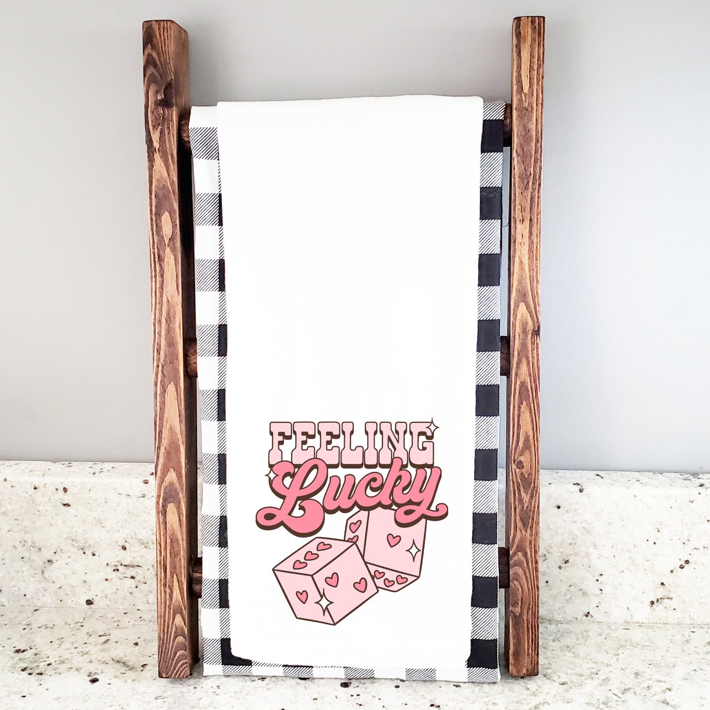 Feeling Lucky Dice | Tea Towel