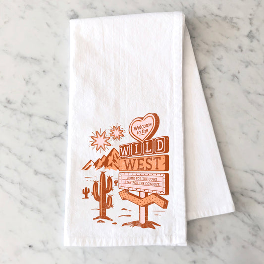Wild West Distressed | Tea Towel