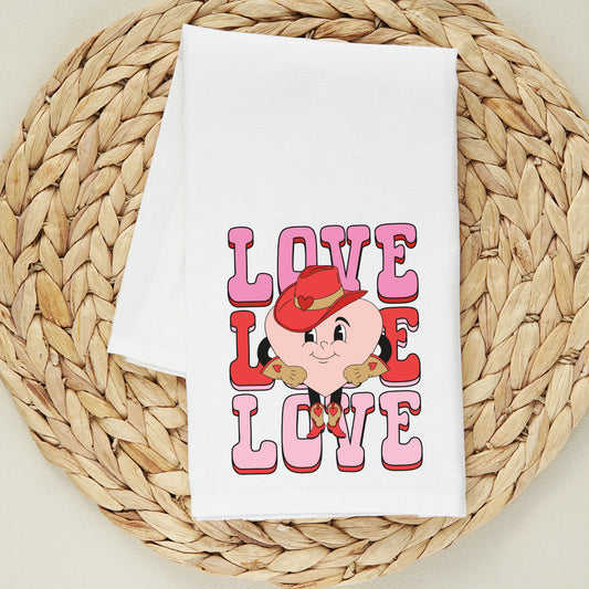 Love Stacked Western Heart | Tea Towel