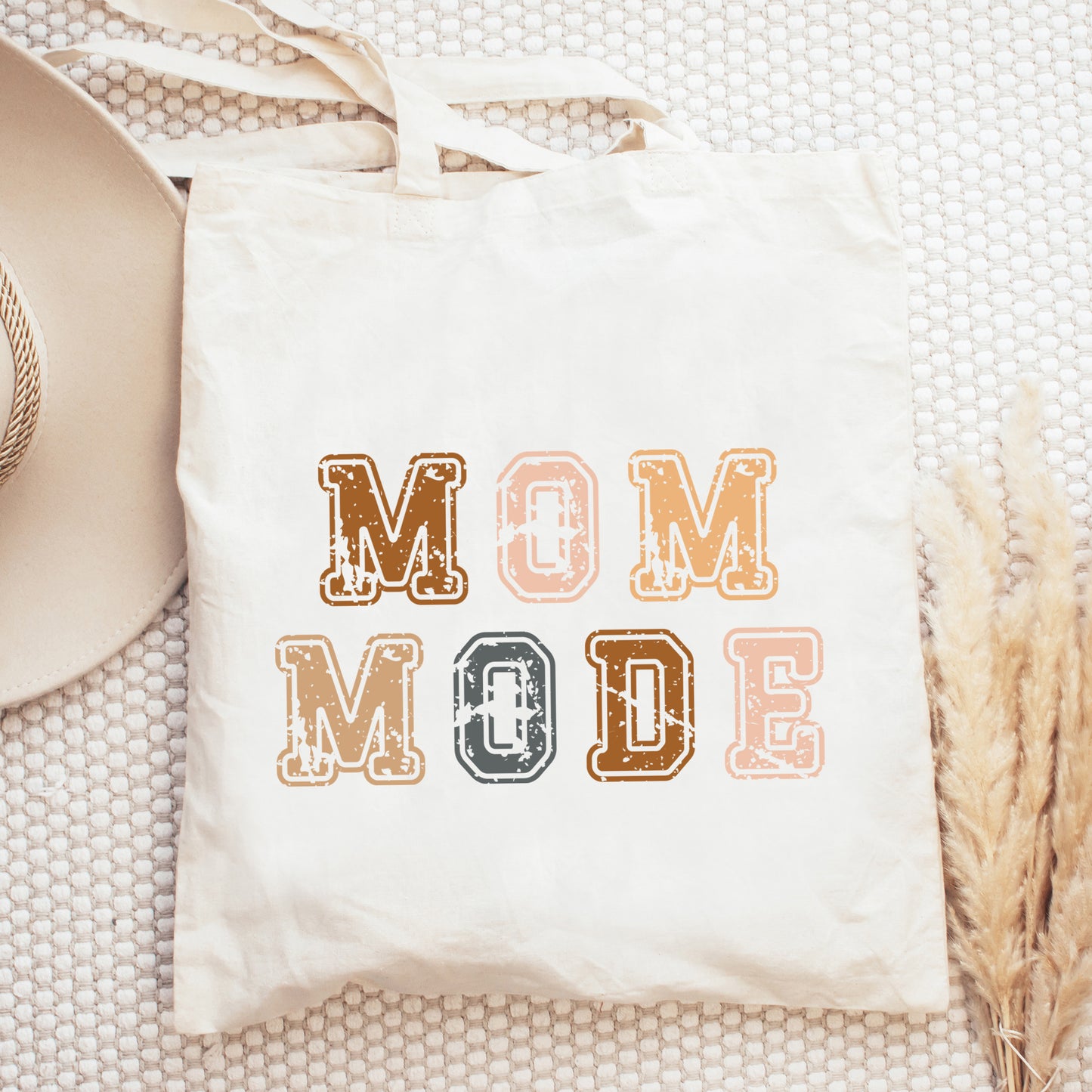 Colorful Mom Mode Stacked | Tote Bag