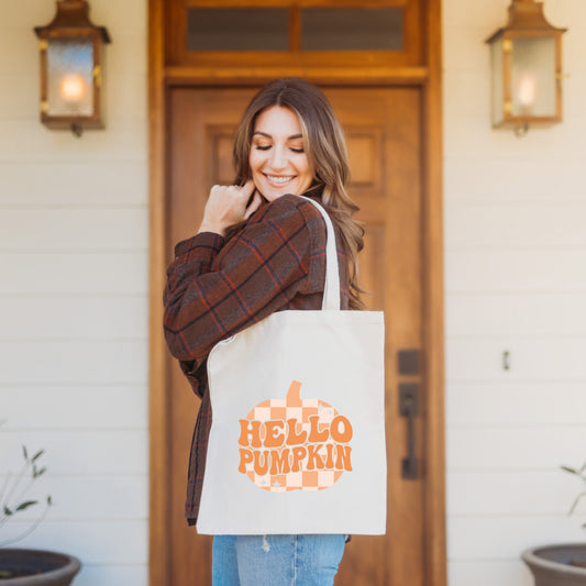 Hello Pumpkin Sparkles | Tote Bag