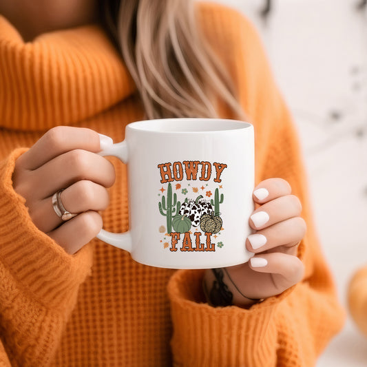 Howdy Fall Cactus | Mug