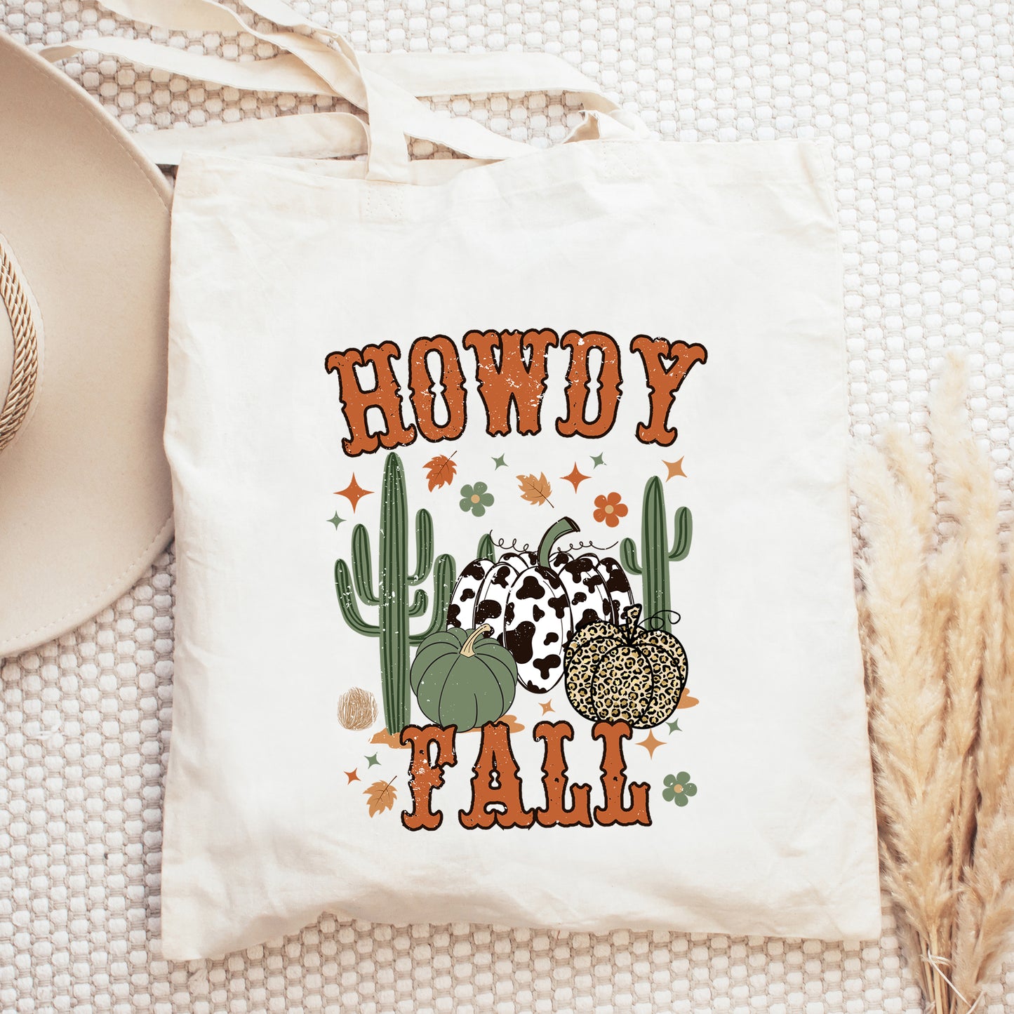 Howdy Fall Cactus | Tote Bag