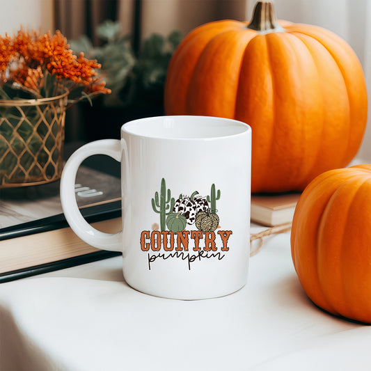 Country Pumpkin Cactus | Mug