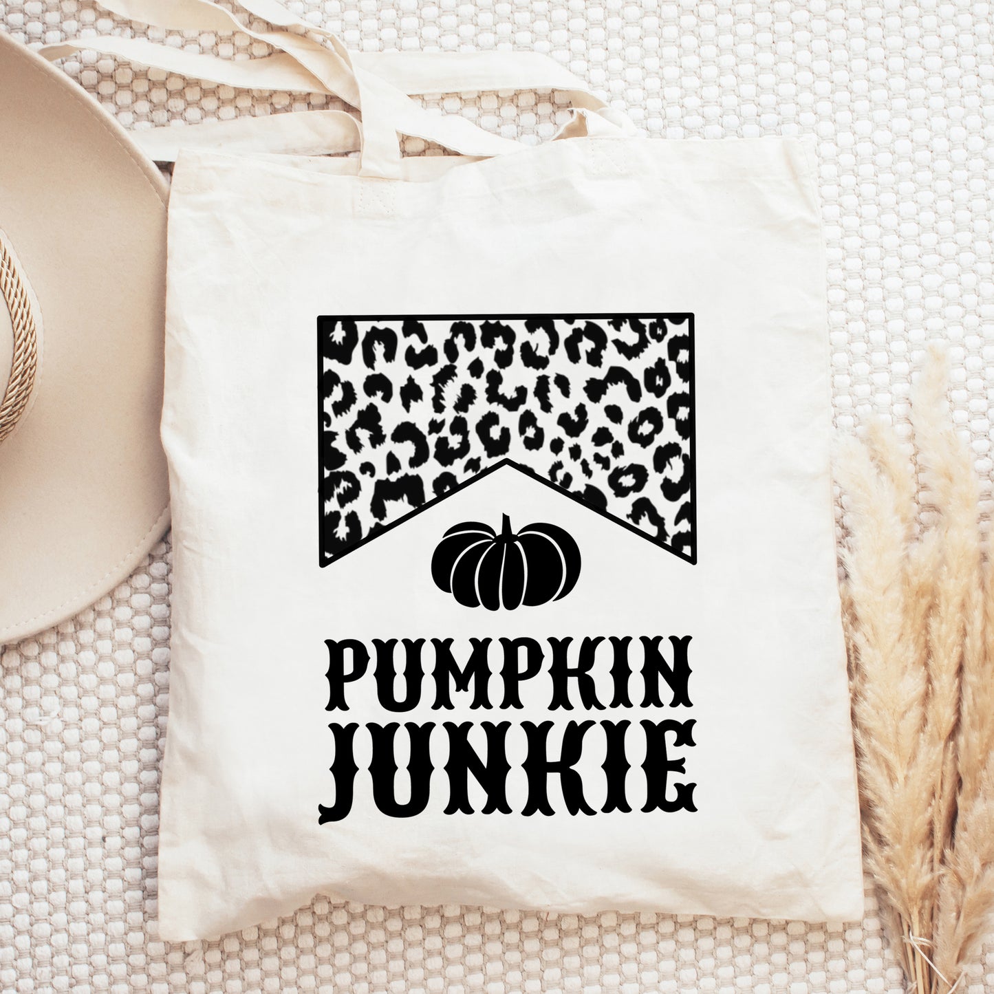 Leopard Pumpkin Junkie | Tote Bag