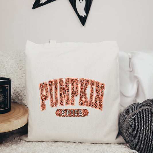 Leopard Pumpkin Spice | Tote Bag