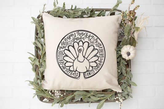 Turkey Circle | Pillow Cover