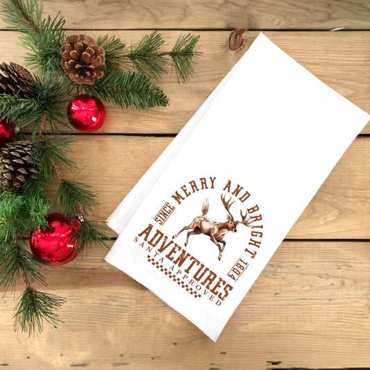 Merry And Bright Adventures | Tea Towel