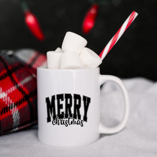Merry Christmas Cursive Bold | Mug