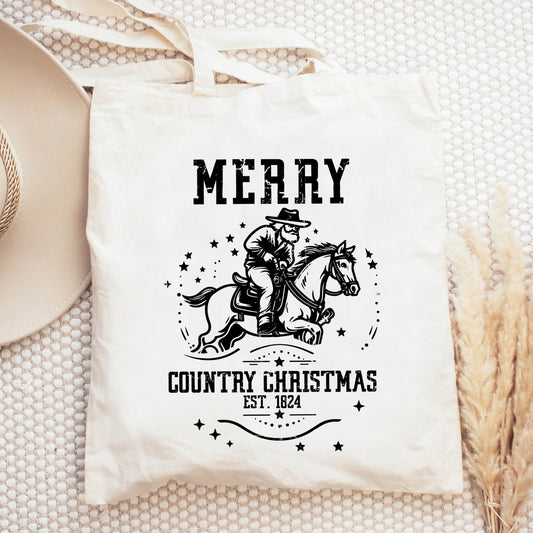 Merry Country Christmas | Tote Bag