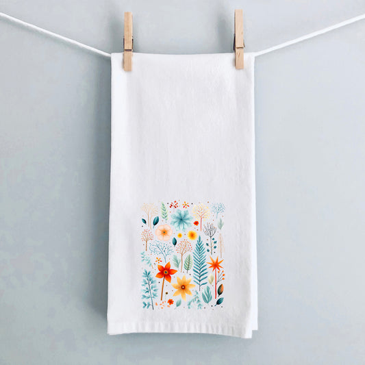 Winter Floral | Tea Towel