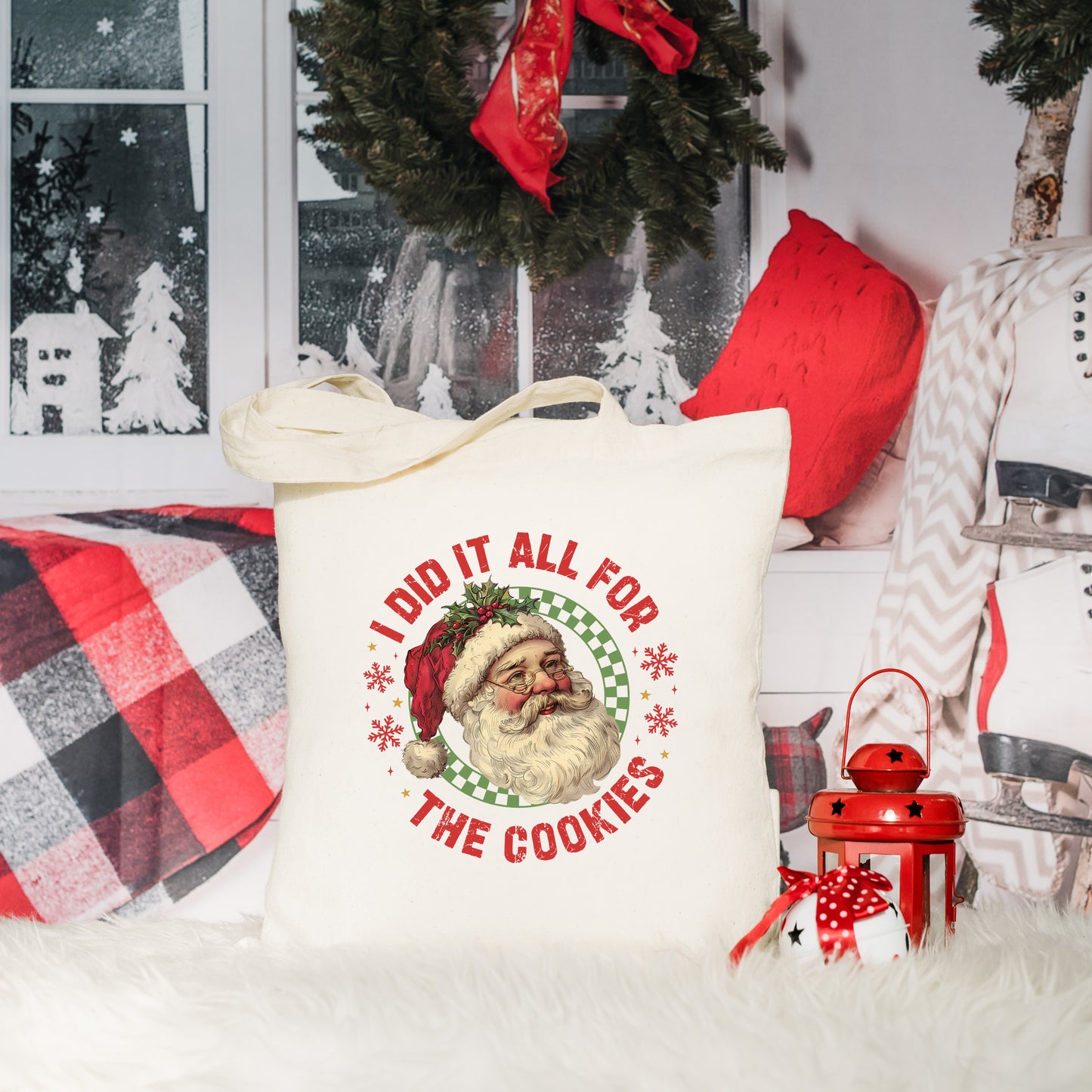 Did it for the Cookies Santa | Tote Bag