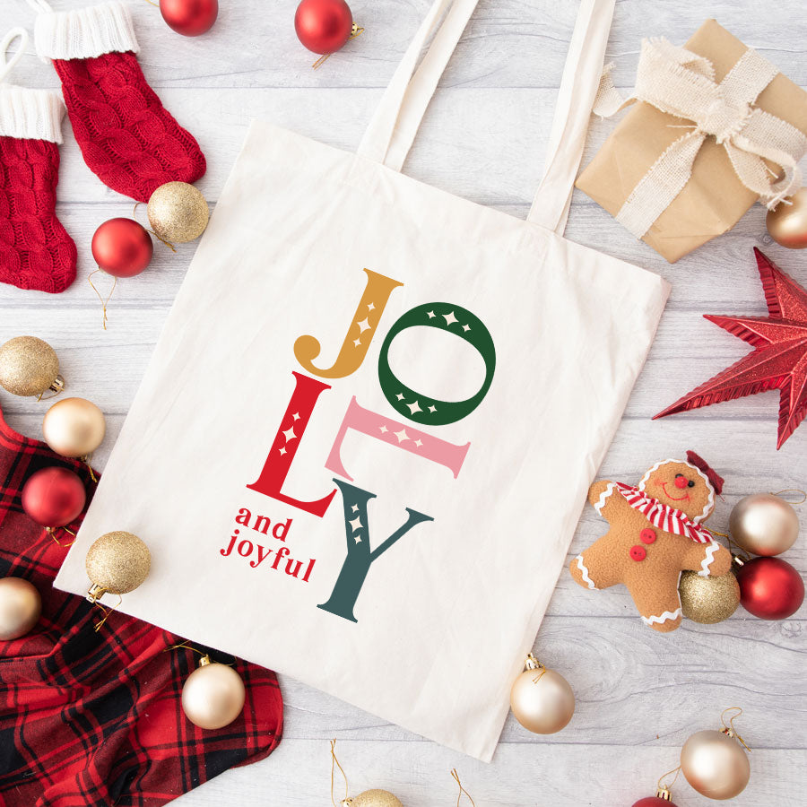 Jolly And Joyful | Tote Bag