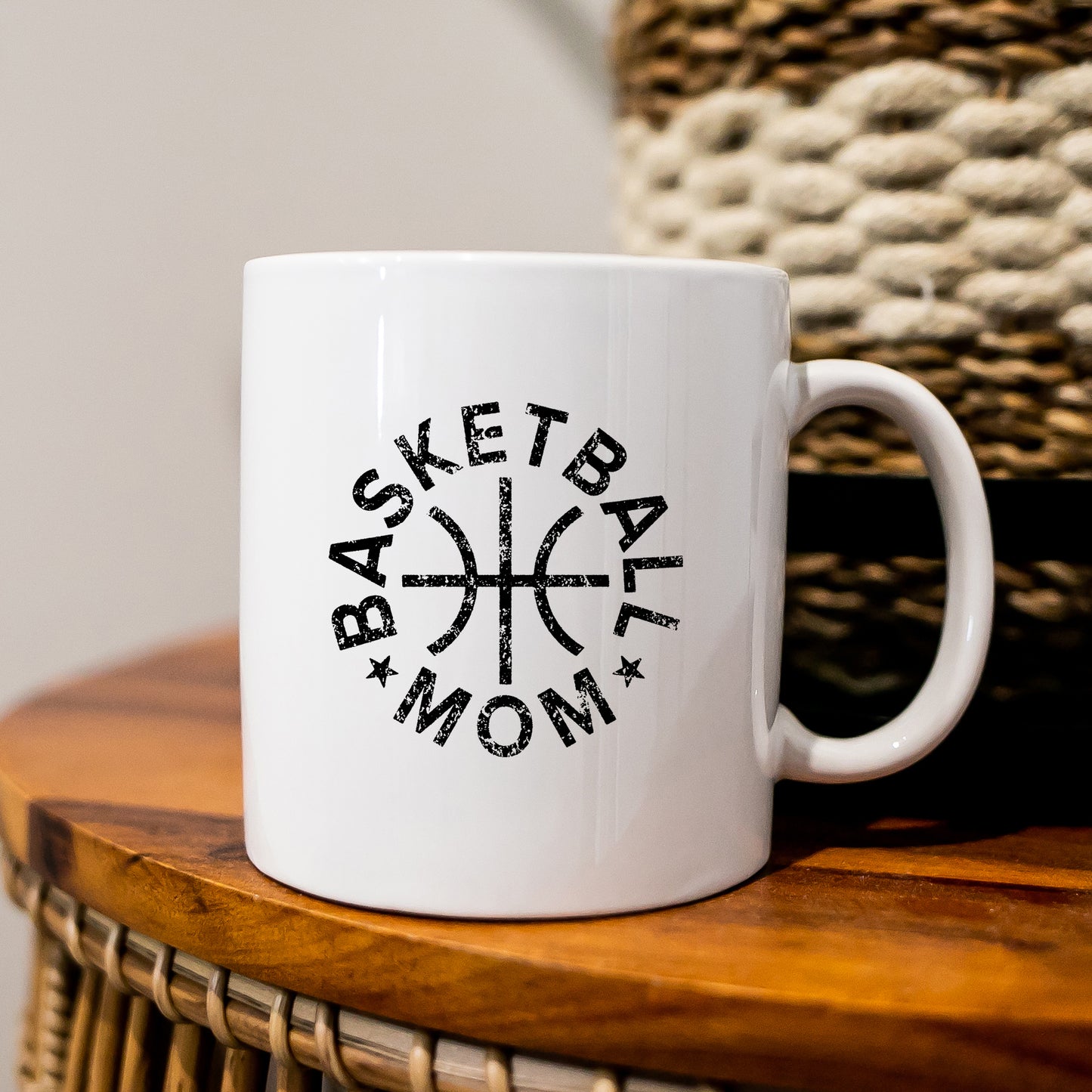 Basketball Mom Distressed | Mug