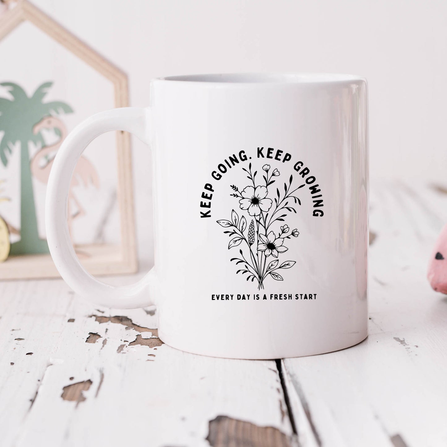 Keep Going Keep Growing | Mug