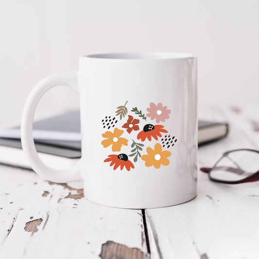 Abstract Flowers | Mug