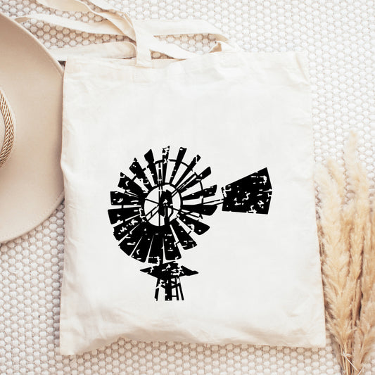 Windmill Grunge | Tote Bag