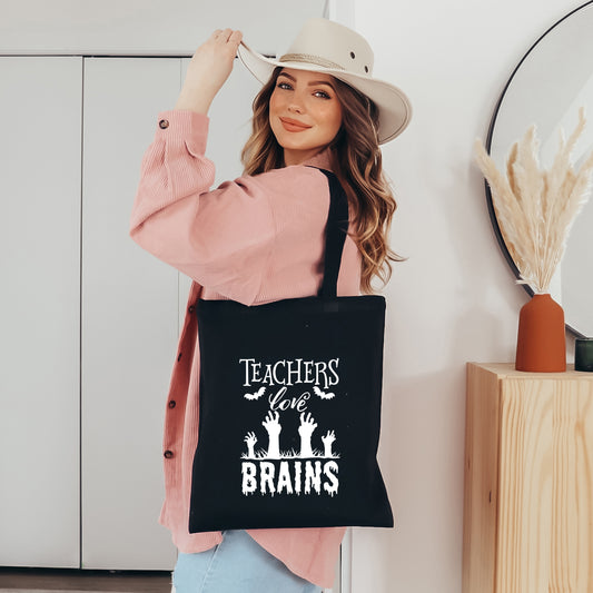 Teachers Love Brains | Tote Bag