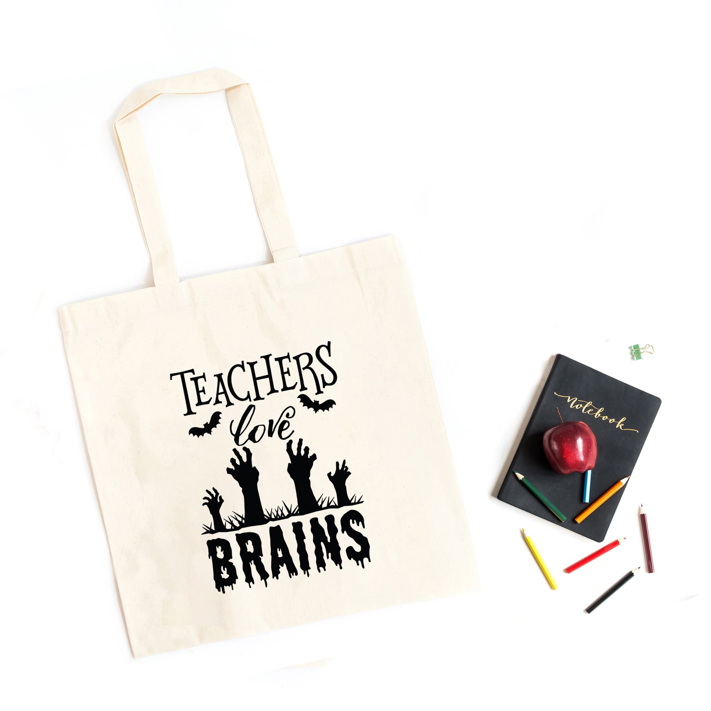 Teachers Love Brains | Tote Bag