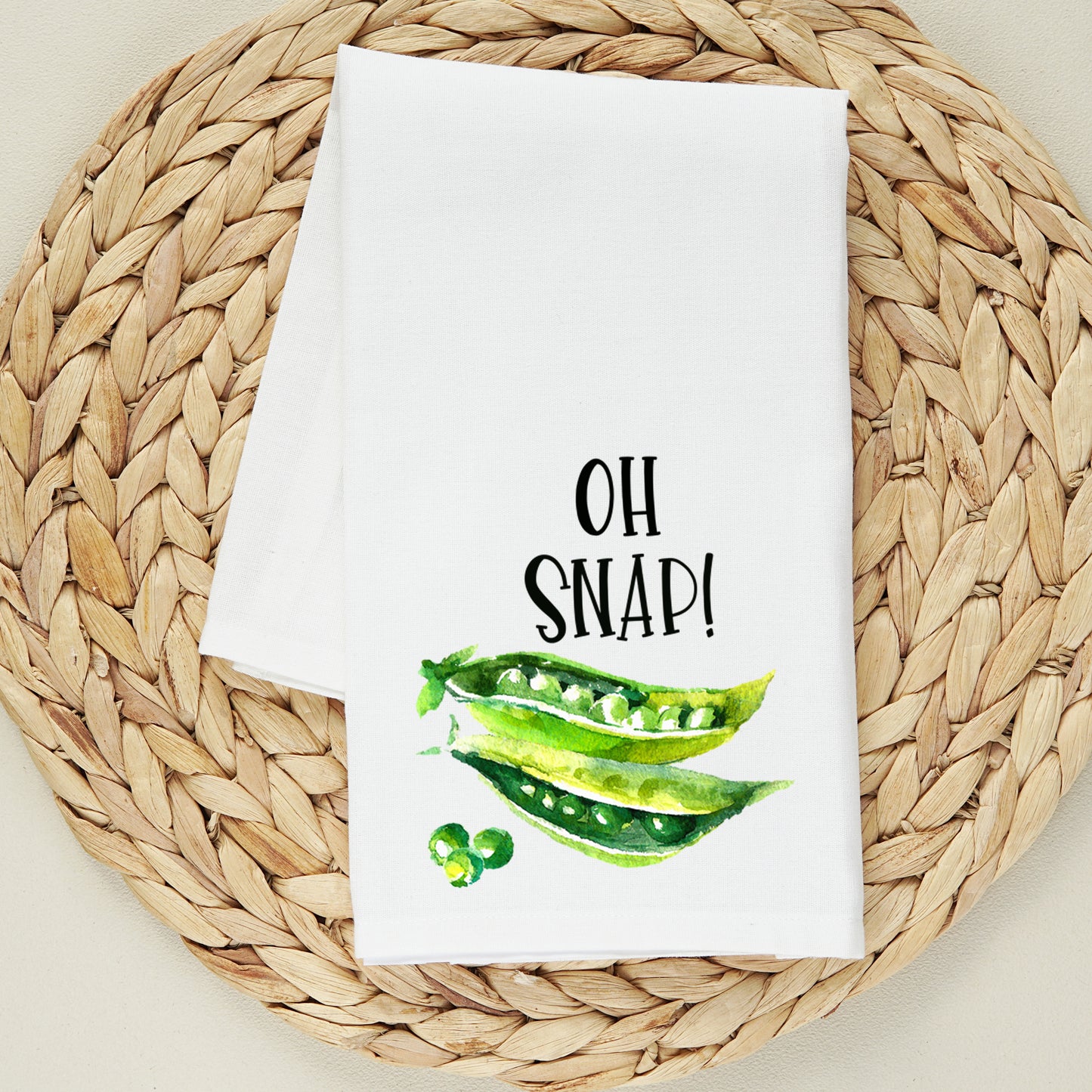 Oh Snap Pea | Tea Towel