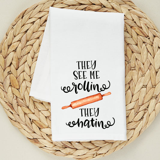 They See Me Rolling Pin | Tea Towel