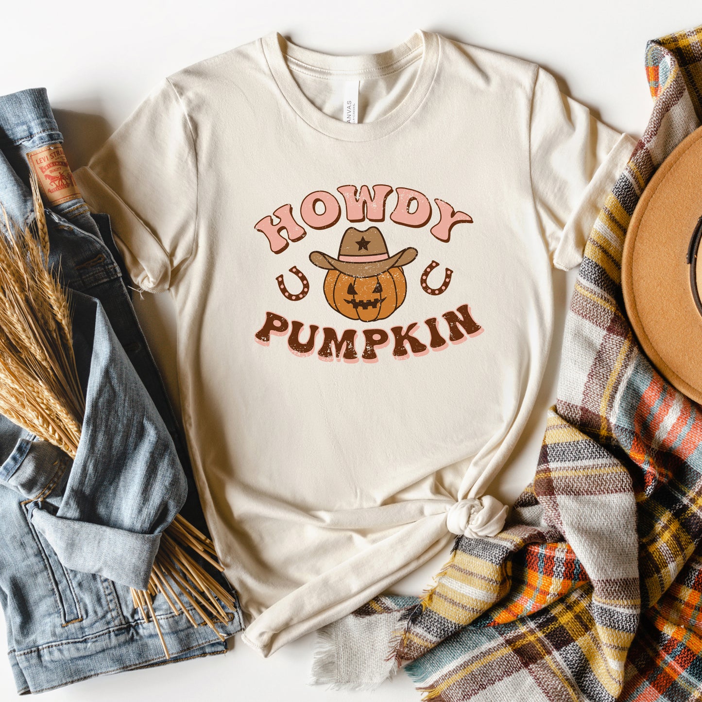 Howdy Pumpkin Cowboy | DTF Transfer