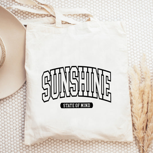 Varsity Sunshine State Of Mind | Tote Bag